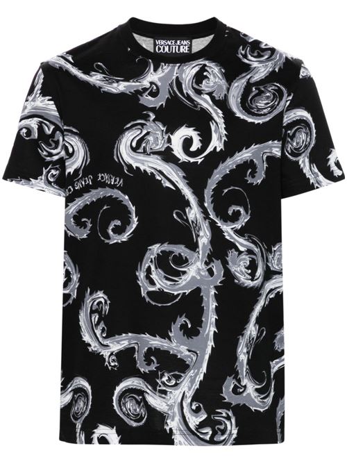 T-shirt uomo maniche corte Versace jeans Couture | 77GAH6S0JS388KJ2